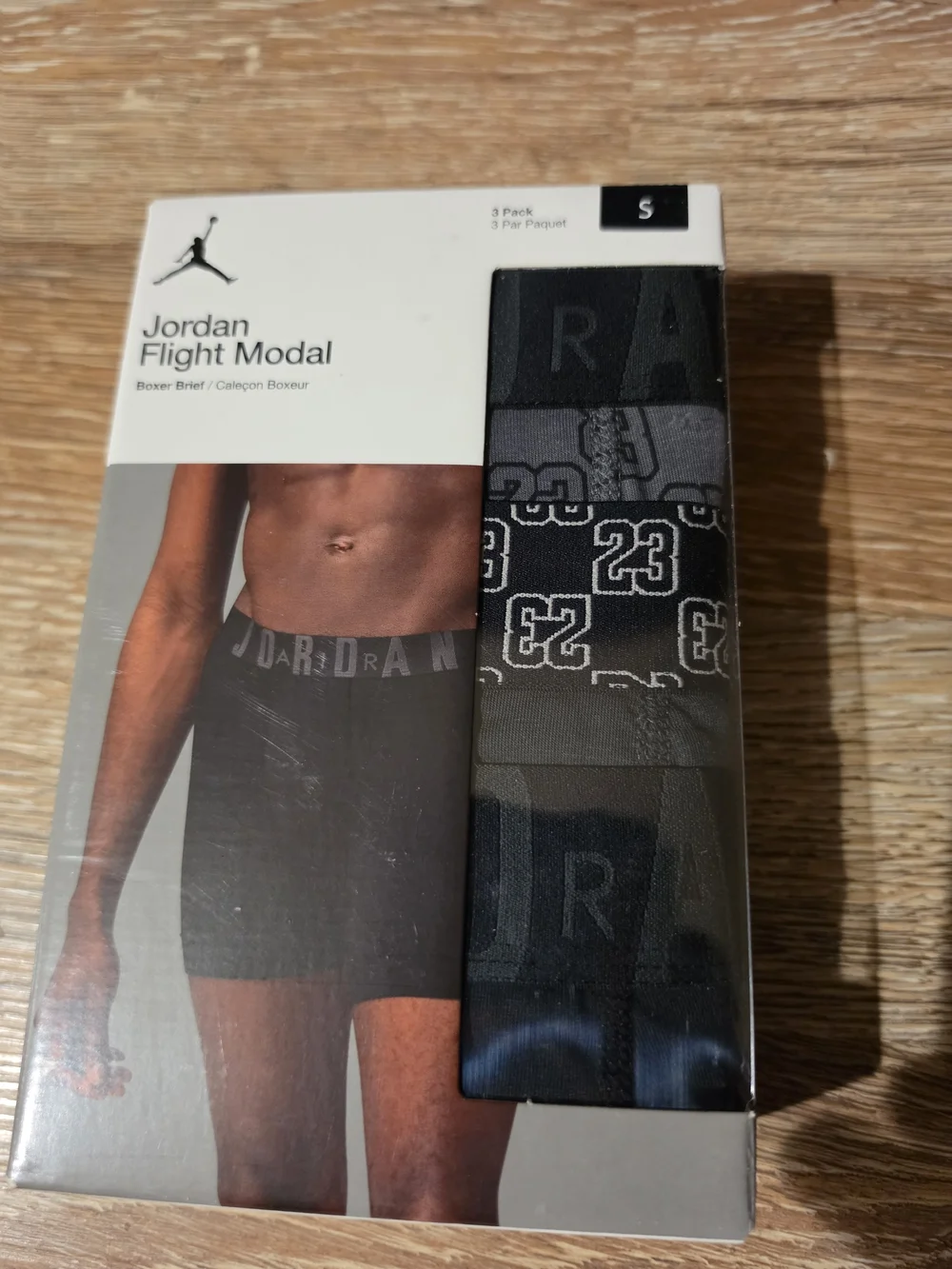 Jordan Flight Modal Boxer Briefs - Black/Grey 3-Pack